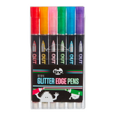 Set Of 6 Glitter Edge Highlighters - The English Bookshop Kuwait