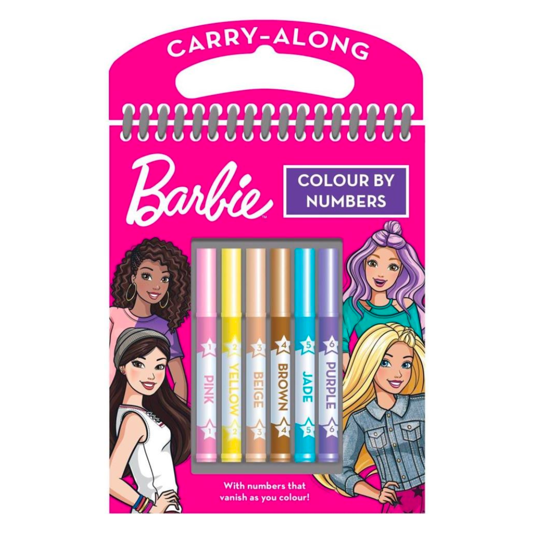 Barbie Colour By Numbers Set - The English Bookshop Kuwait