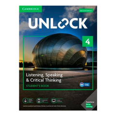 Unlock Level 4 Listening, Speaking and Critical Thinking Student's Book with Digital Pack - The English Bookshop Kuwait