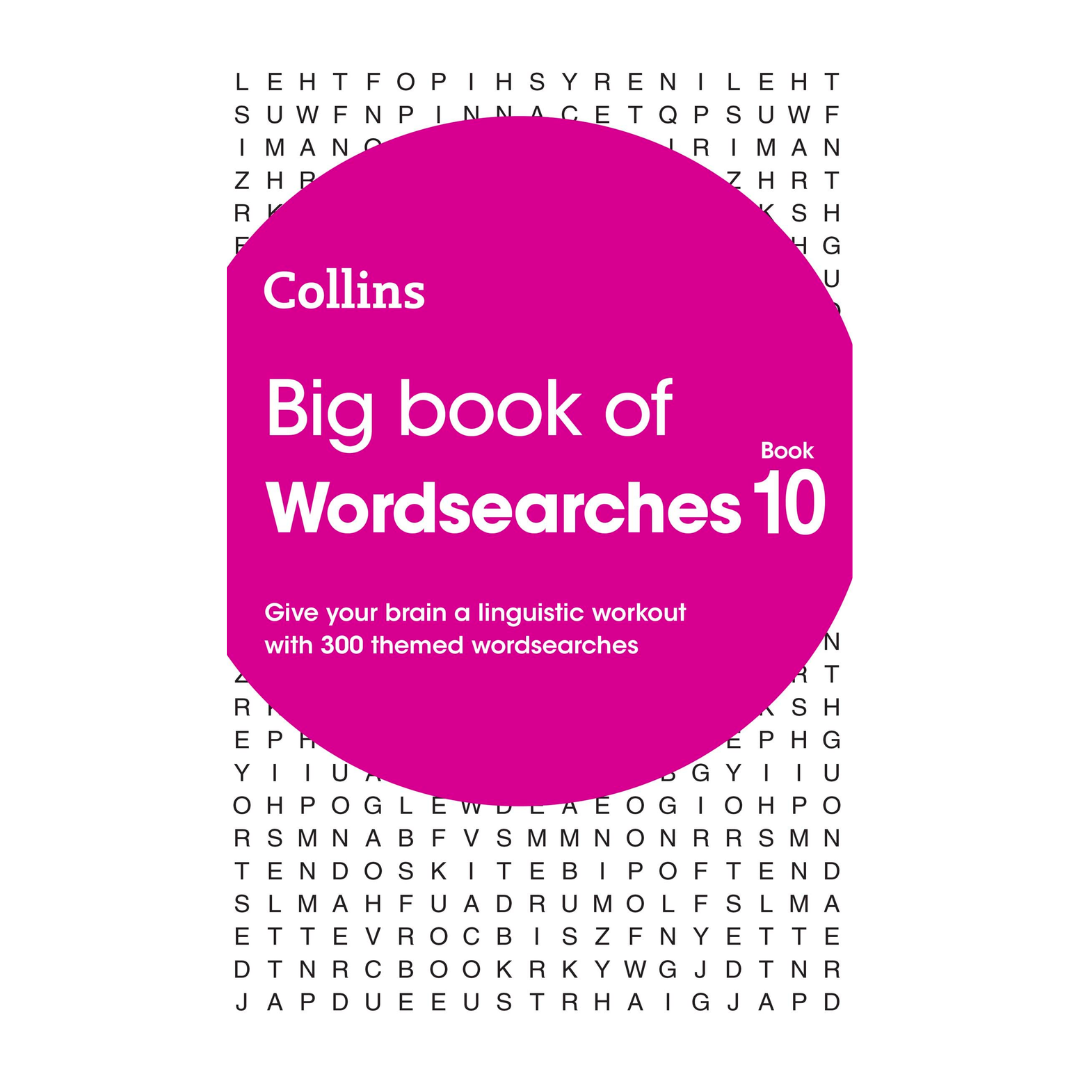 Collins Wordsearches – Big Book of Wordsearches 10: 300 Themed Wordsearches - The English Bookshop Kuwait