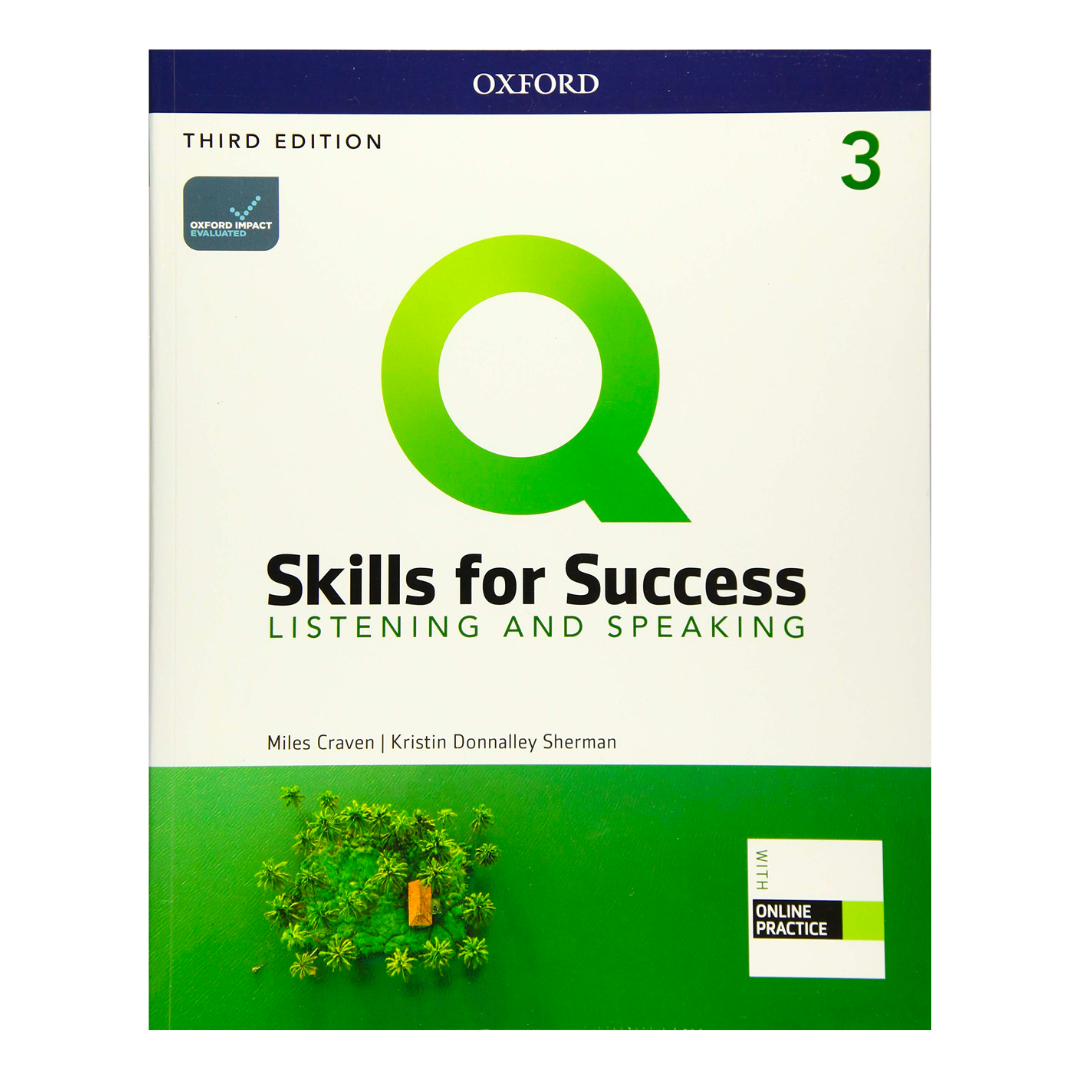 for　The　wi　3:　Speaking　Bookshop　Success:　Q:　Listening　Student　Skills　Book　–　Level　and　English