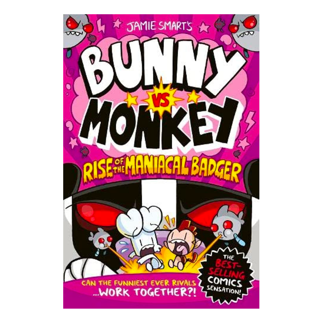 Bunny vs Monkey: Rise of the Maniacal Badger - The English Bookshop Kuwait