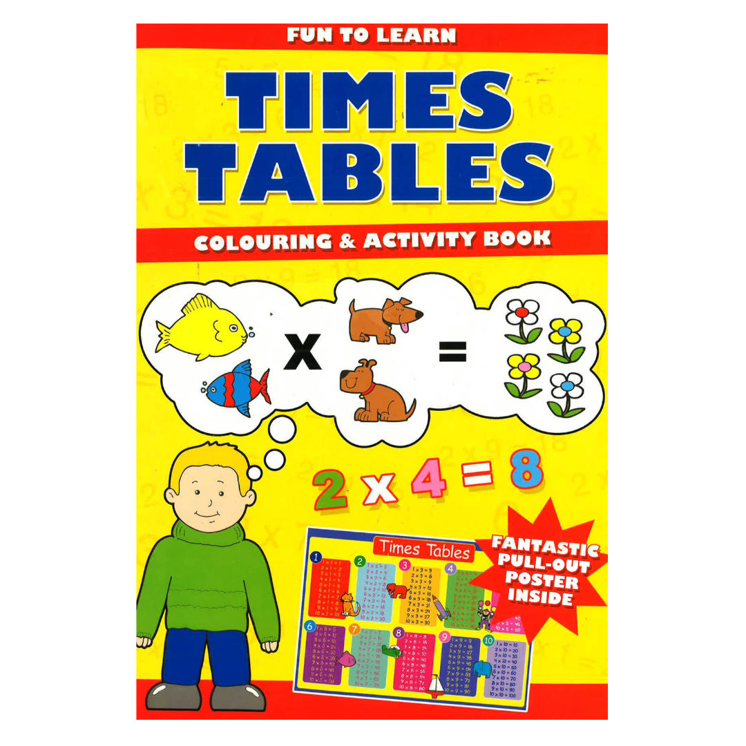 Times Table Activity Book - The English Bookshop Kuwait