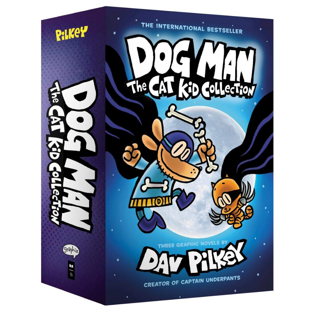 Dog Man: The Cat Kid Collection: From the Creator of Captain Underpants (Dog Man #4-6 Boxed Set) - Dav Pilkey - The English Bookshop
