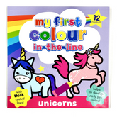 My 1st Colour-In-The-Line Unicorns - The English Bookshop Kuwait