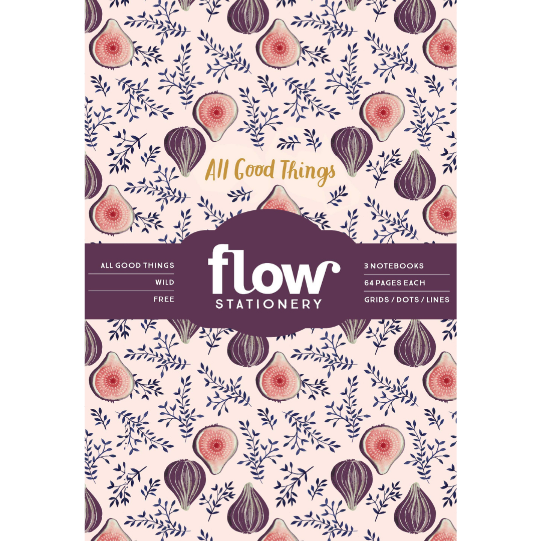All Good Things Are Wild and Free Notebook Set (Flow) - Irene Smit - The English Bookshop