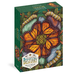 Illustrated Bestiary: Monarch Butterfly (750 pieces) (Wild Wisdom) - Maia Toll - The English Bookshop