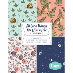 All Good Things Are Wild and Free Stationery (Flow) - Irene Smit - The English Bookshop