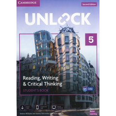 Unlock Level 5 Reading, Writing, & Critical Thinking Student's Book, Mob App and Online Workbook w/ Downloadable Video - The English Bookshop