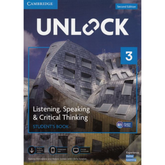Unlock Level 3 Listening, Speaking & Critical Thinking Student's Book, Mob App and Online Workbook w/ Downloadable Audio and Video - The English Bookshop