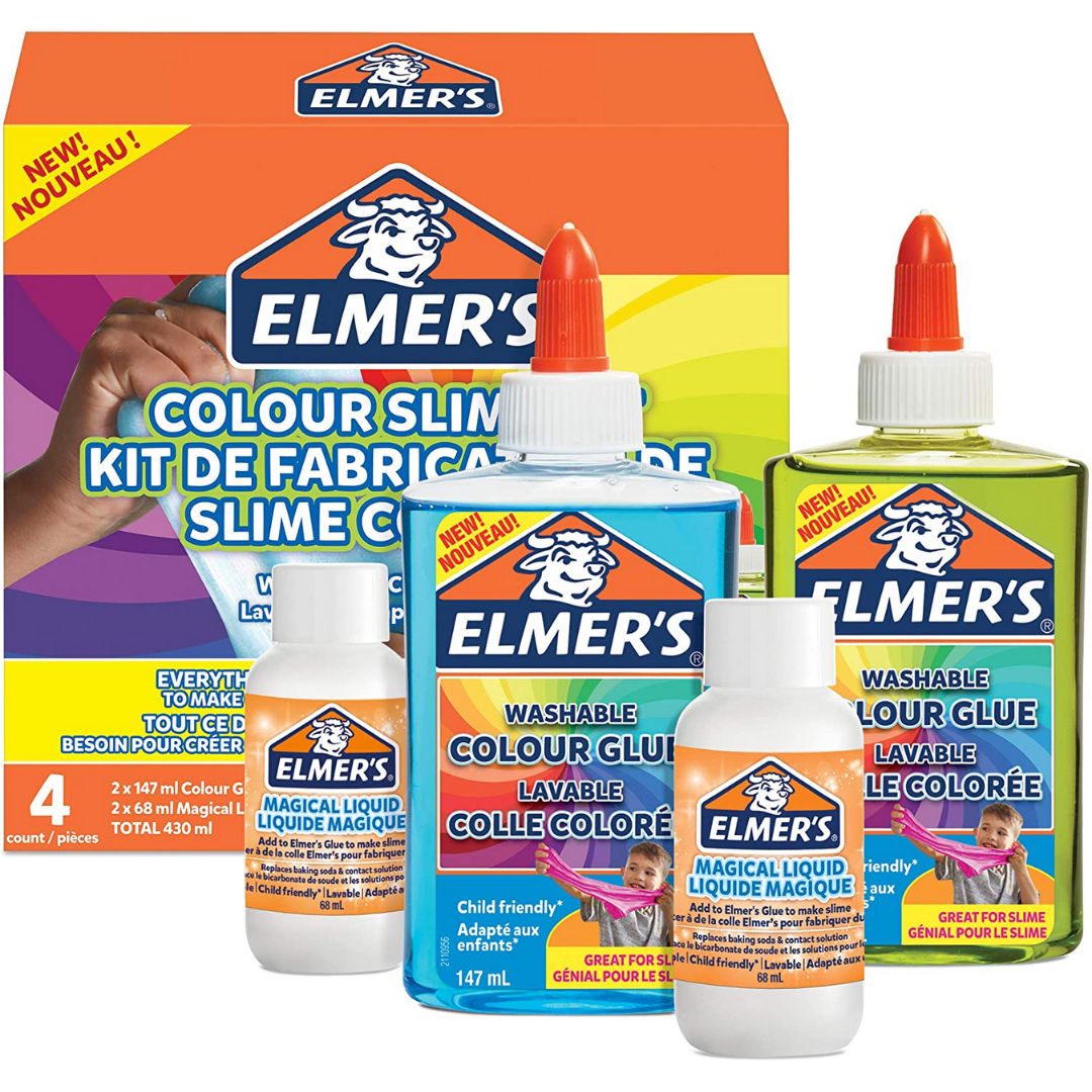 Elmer's Translucent Color Slime Kit - The English Bookshop