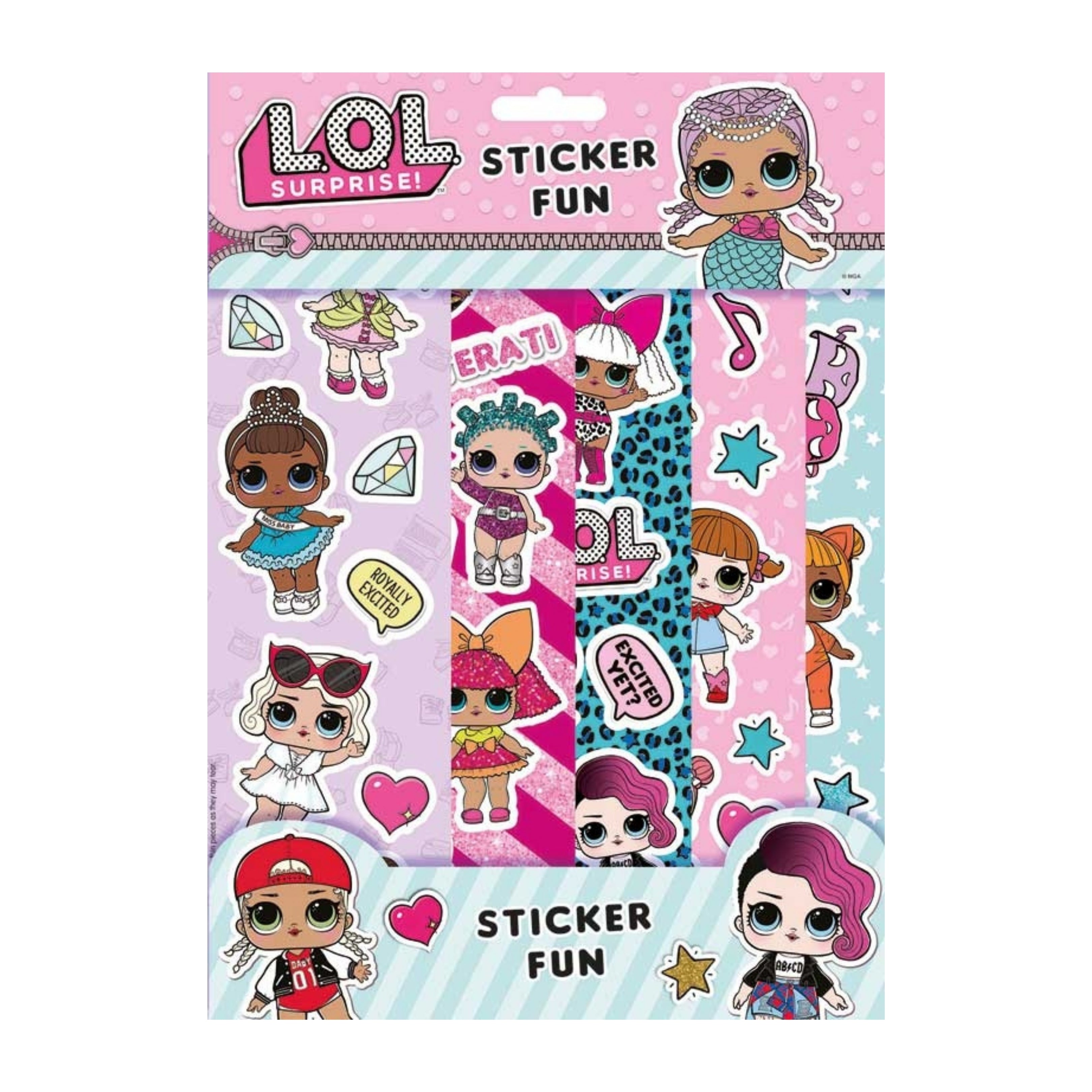 LOL Surprise  Sticker Fun - The English Bookshop