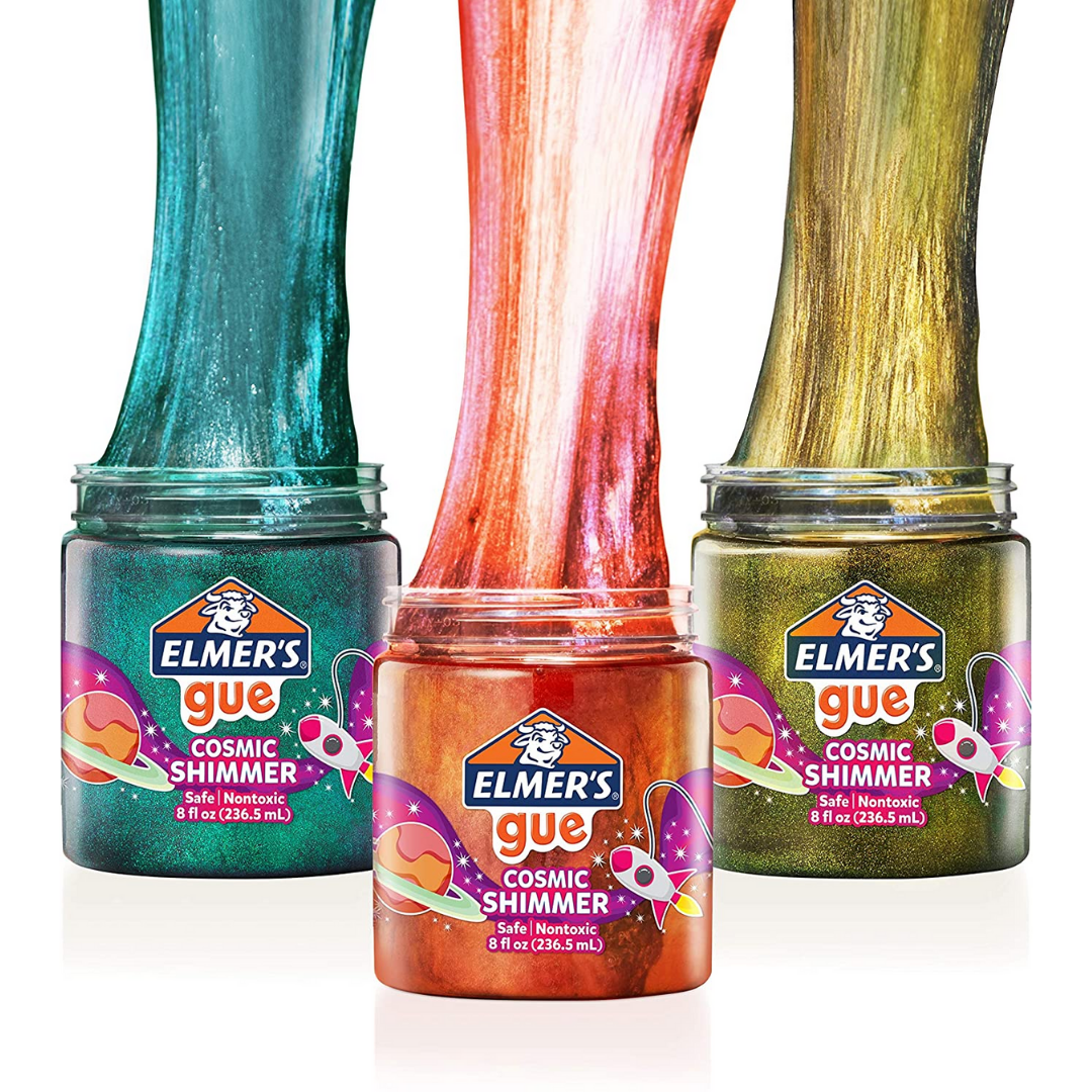 Elmer's GUE Premade Slime, Cosmic Shimmer Glitter Slime, Variety Pack - The English Bookshop