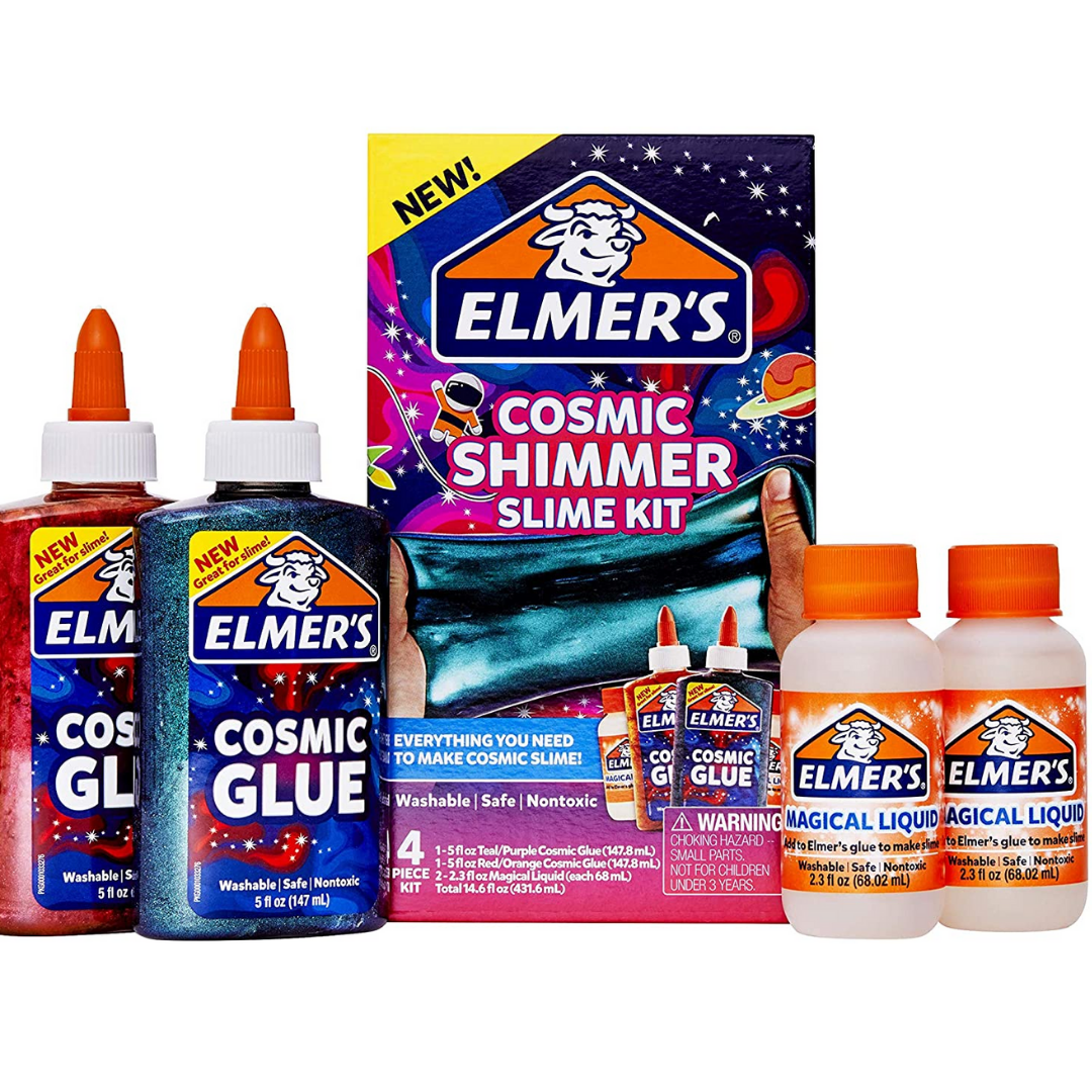 Slime Kit - Slime Kit for Girls Includes Slime Activator, 4 Color Glue -  Ultimate Elmers Slime KIt for Kids, Slime Supplies for Slime Making Kit