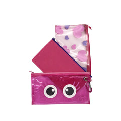 Glitter Pencil Case - Set of 3 - Tinc - The English Bookshop