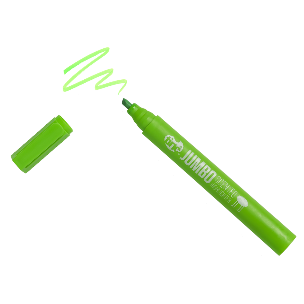 Jumbo Scented Highlighter - Green - Tinc - The English Bookshop