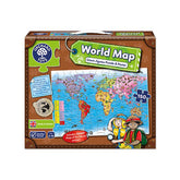 World Map Puzzle & Poster - Orchard Toys - The English Bookshop
