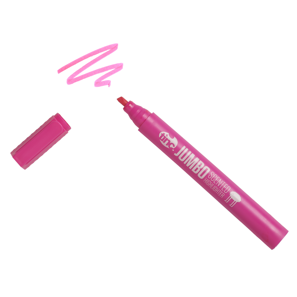 Jumbo Scented Highlighter - Pink - Tinc - The English Bookshop