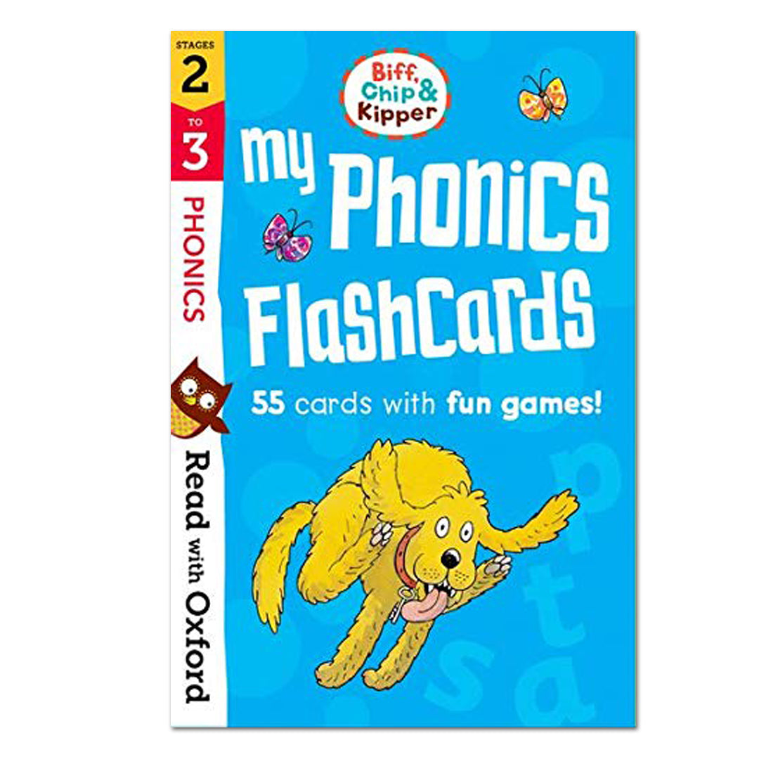 Read with Oxford: Stages 2-3: Biff, Chip and Kipper: My Phonics Flashcards - Roderick Hunt - The English Bookshop