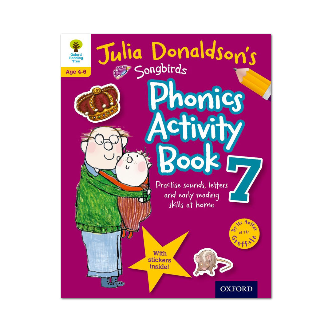 Oxford Reading Tree: Julia Donaldson Song Phonics Activity Book 7 - Julia Donaldson - The English Bookshop