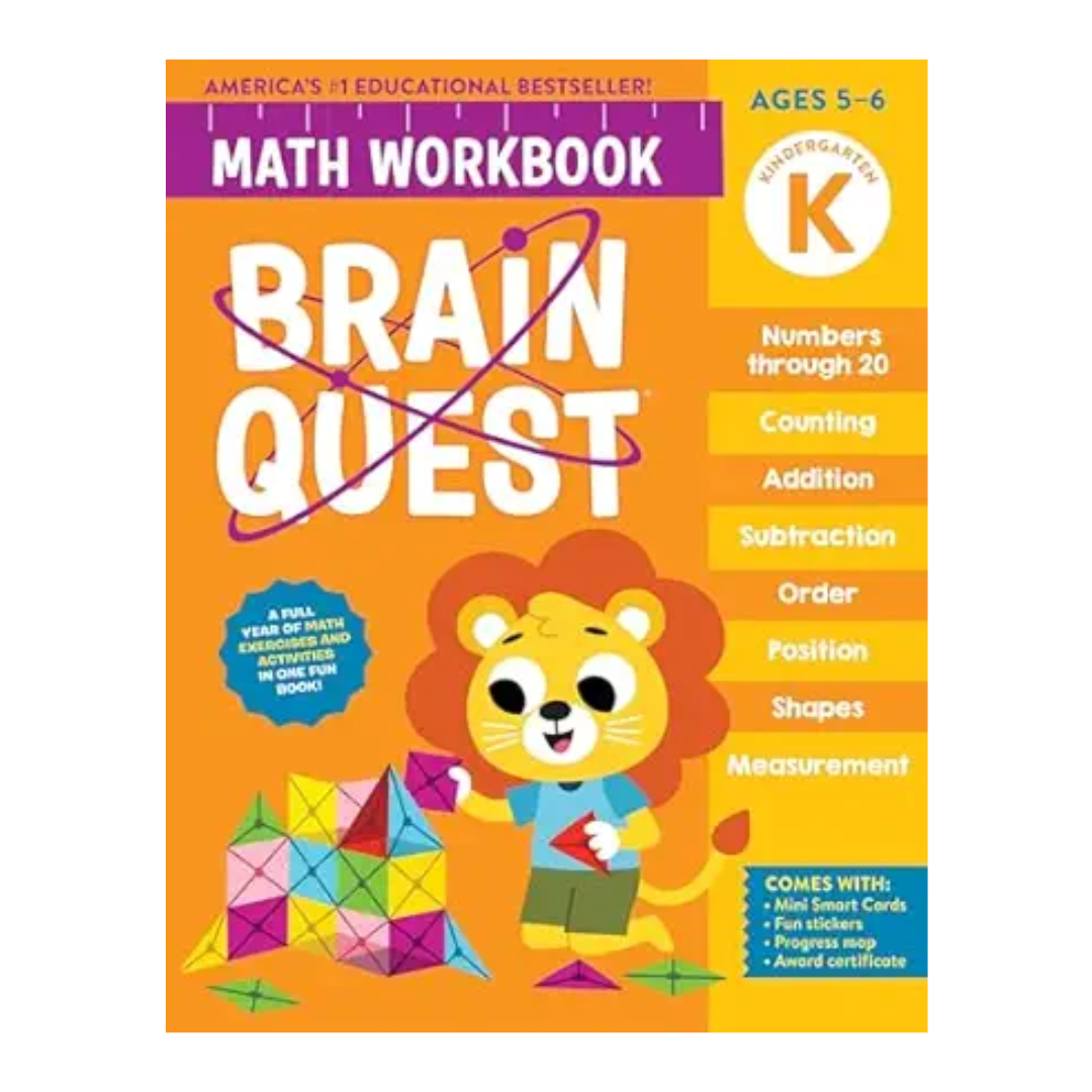 Brain Quest Math Workbook: Kindergarten