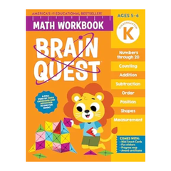 Brain Quest Math Workbook: Kindergarten
