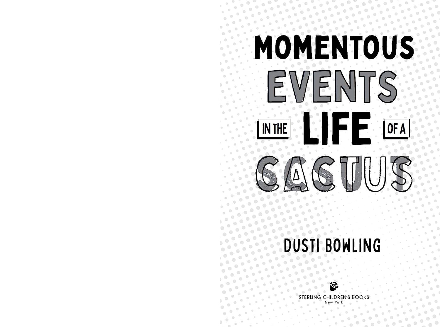 Momentous Events In The Life Of A Cactus - The English Bookshop Kuwait