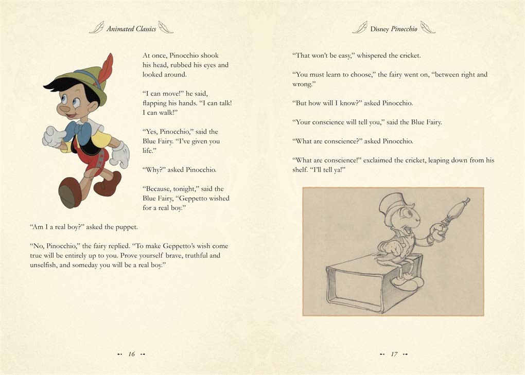 Pinocchio (Disney Animated Classics) - The English Bookshop