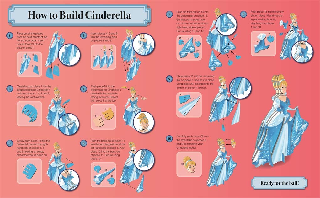 Disney Princess: Build Your Own Cinderella - The English Bookshop Kuwait