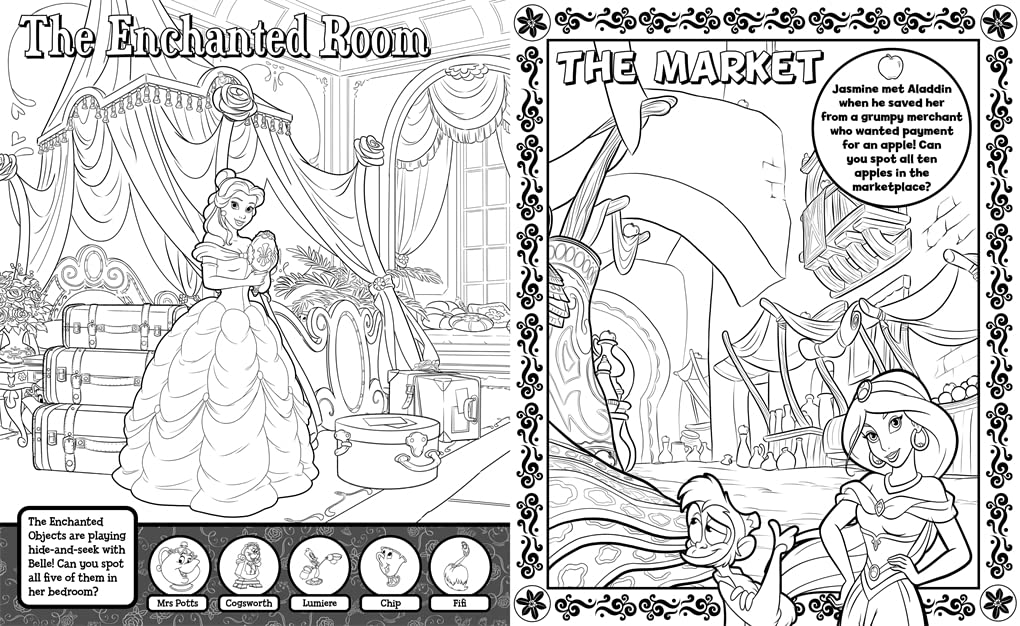 Disney Princess: Search & Find Colouring