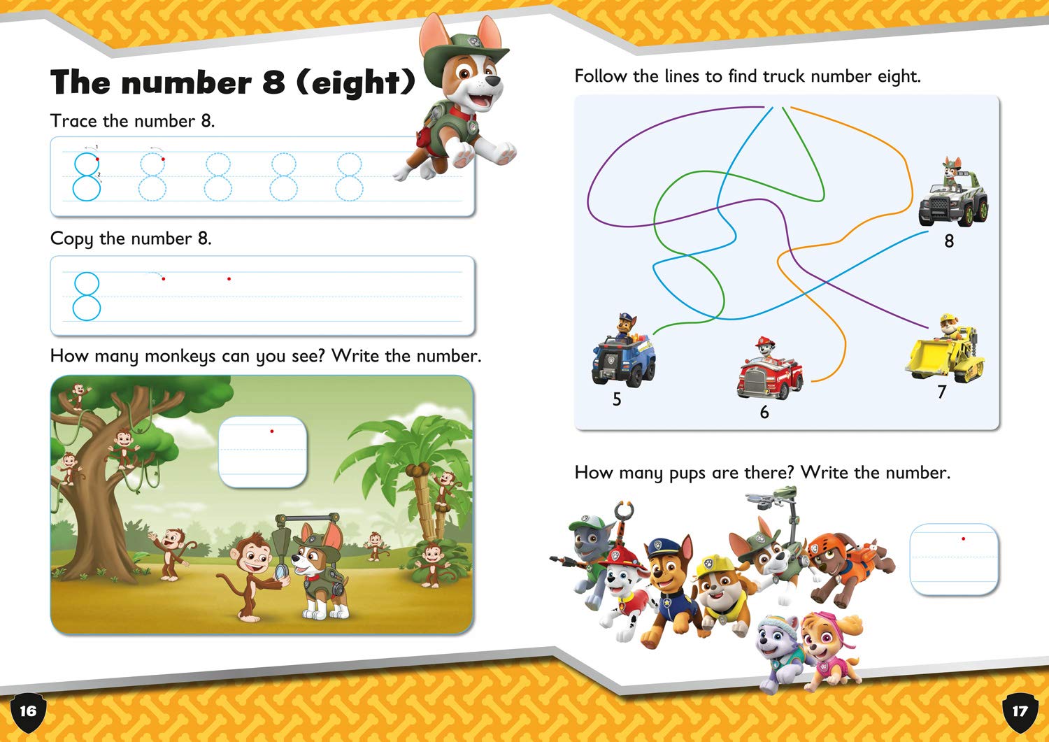 Paw Patrol First Numbers Activity Book: Get ready for school with Paw Patrol - The English Bookshop Kuwait