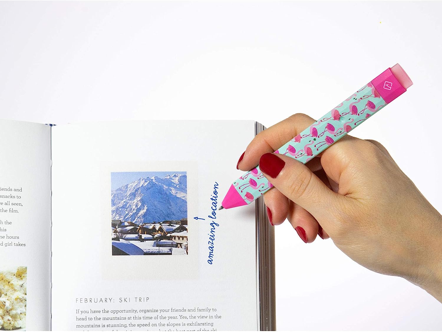 Pen Bookmark Flamingo with Refills - The English Bookshop Kuwait