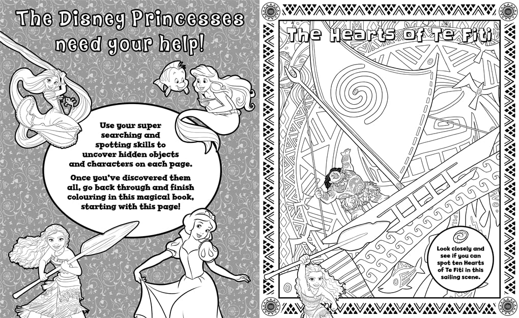 Disney Princess: Search & Find Colouring