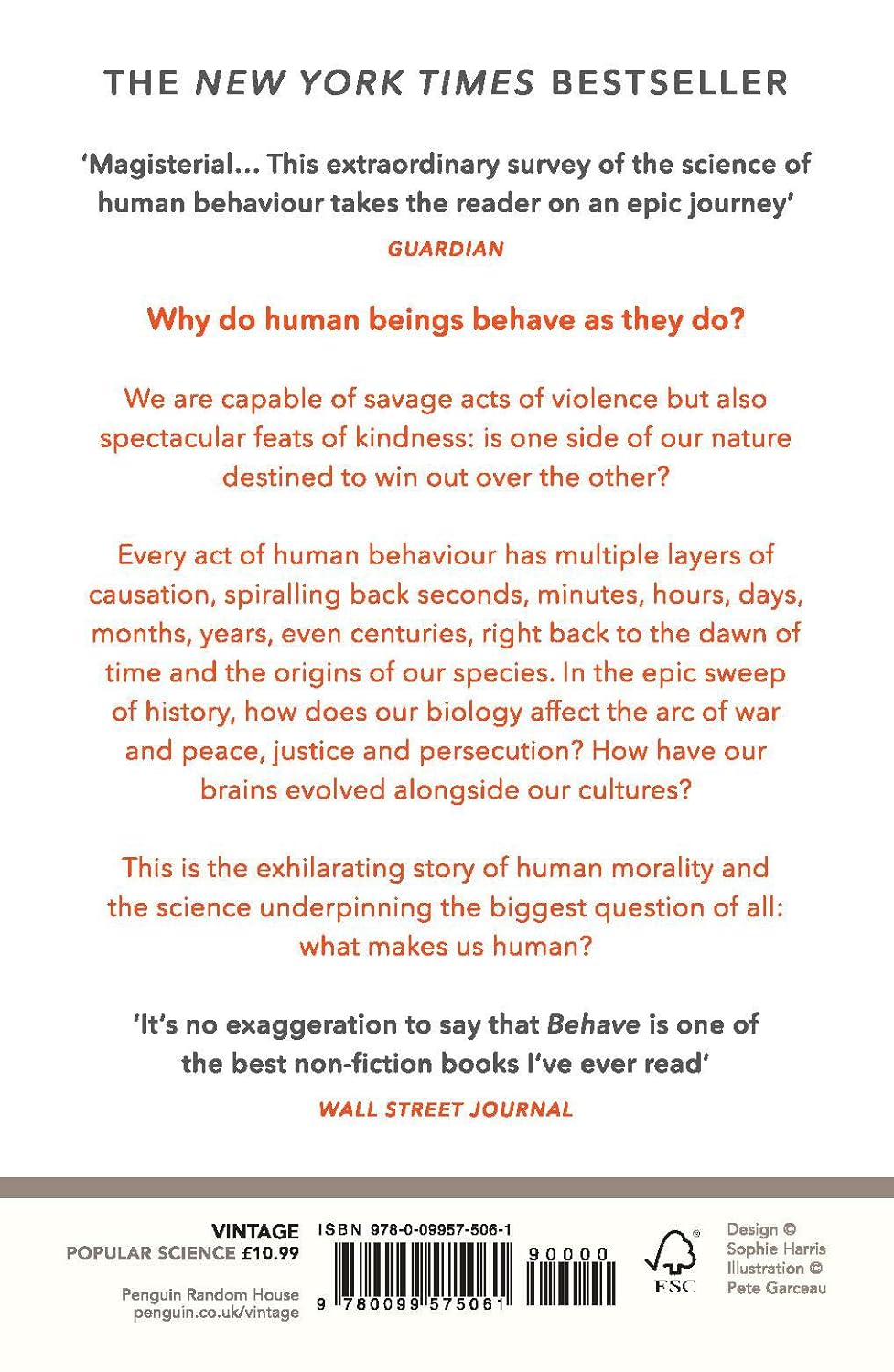 Behave: The Biology of Humans at Our Best and Worst