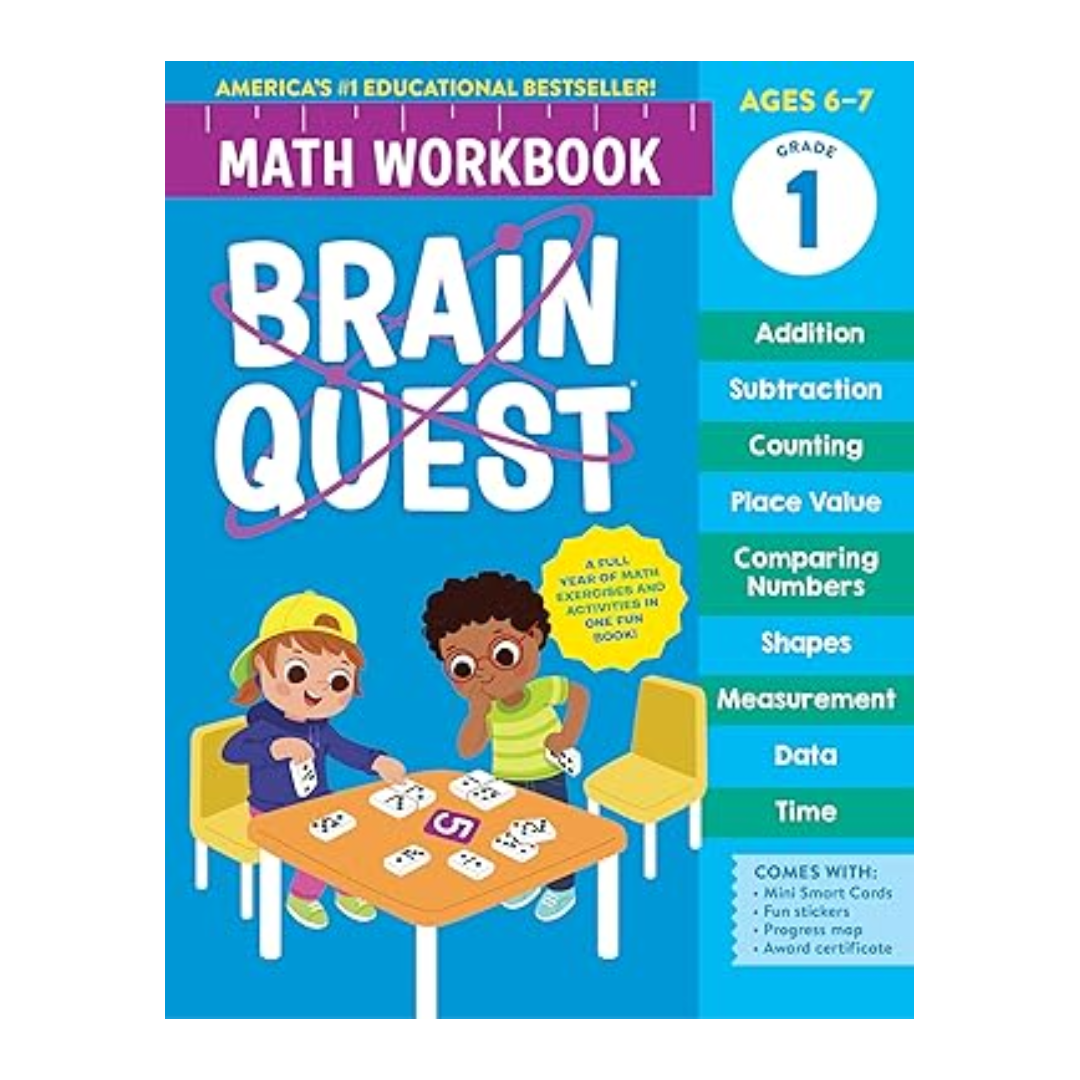 Brain Quest Math Workbook: 1st Grade