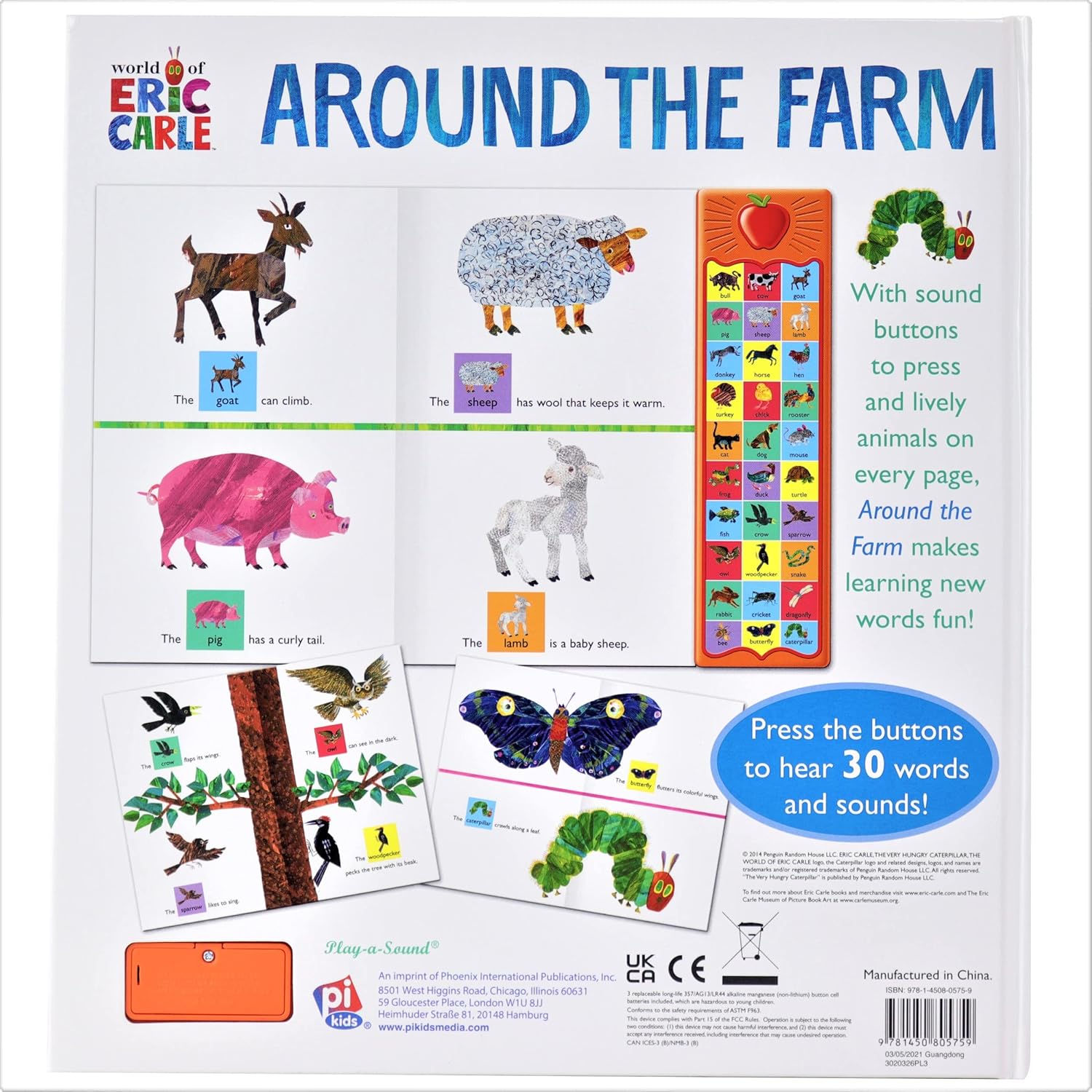 Eric Carle: Around the Farm: Play-a-Sound