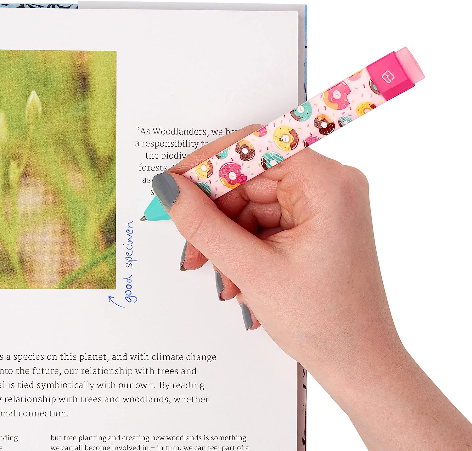 Pen Bookmark Doughnut with Refills - The English Bookshop Kuwait