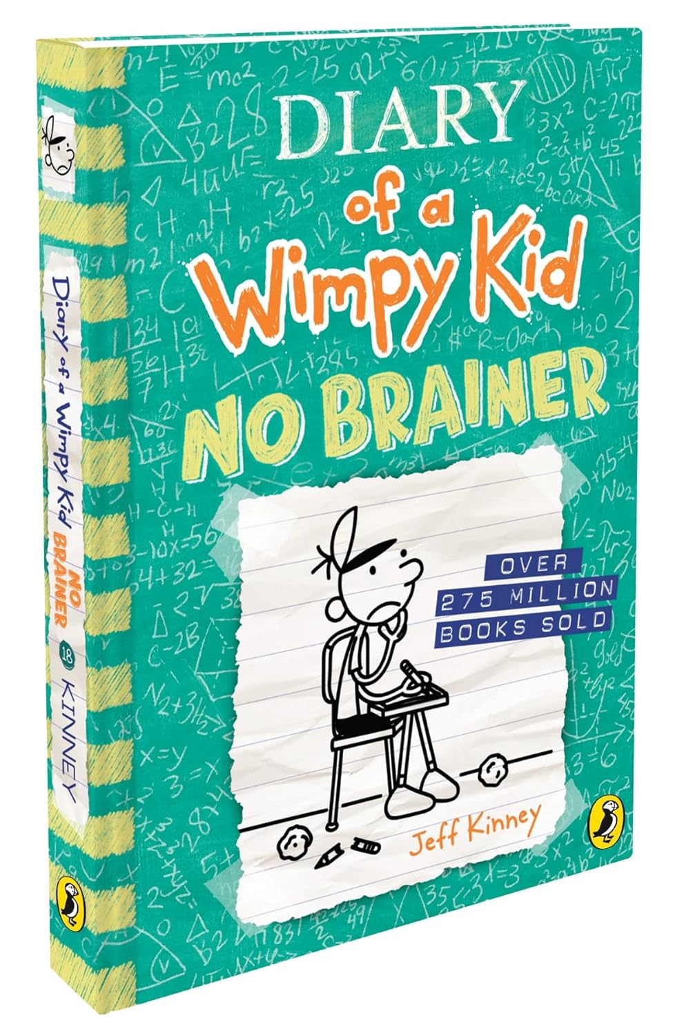 Diary of a Wimpy Kid: No Brainer (Book 18) (Hardback)