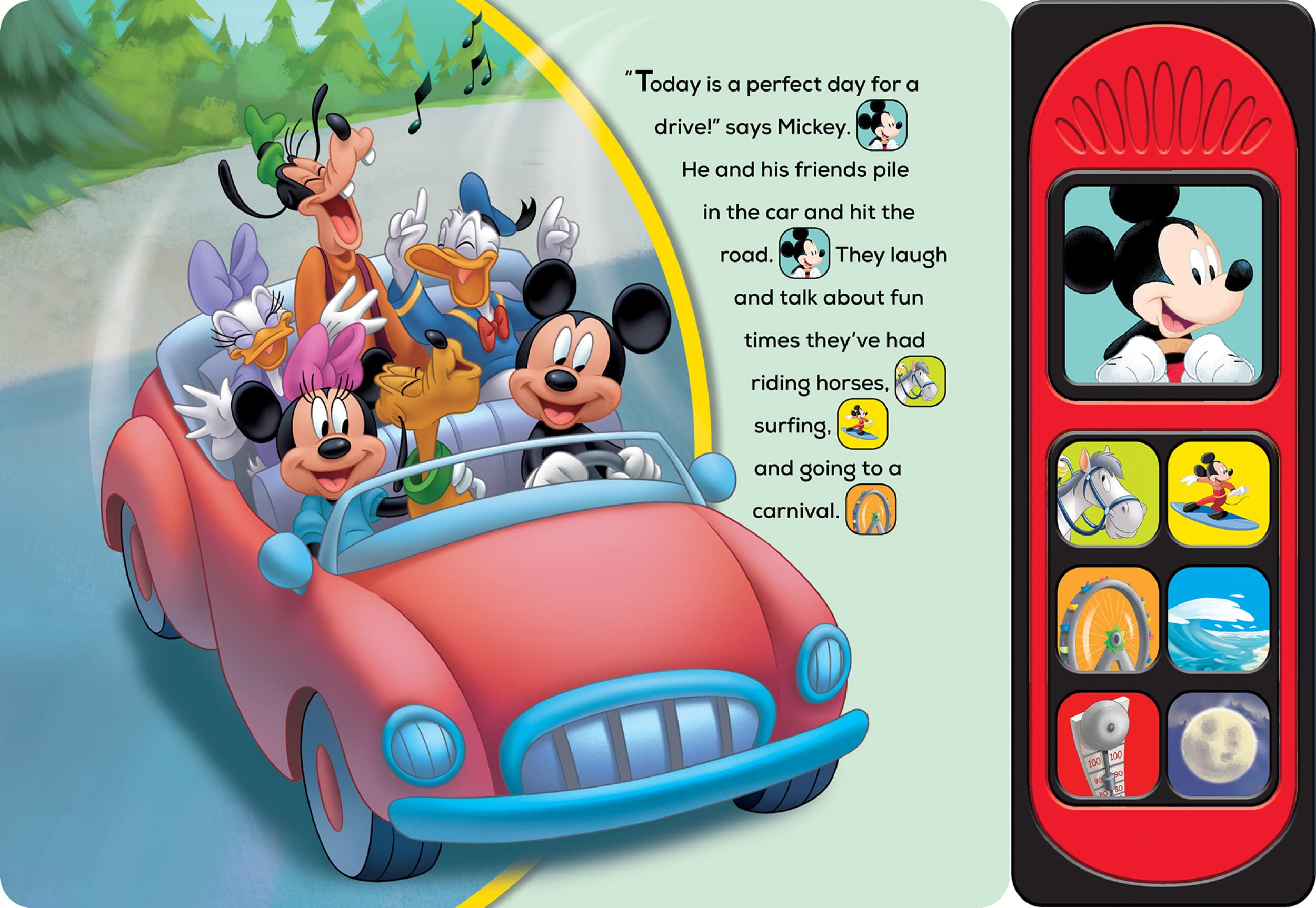 Disney Mickey & Friends – The Perfect Day 7-Button Interactive Sound Book – Mickey Mouse, Minnie Mouse, and More! - The English Bookshop Kuwait