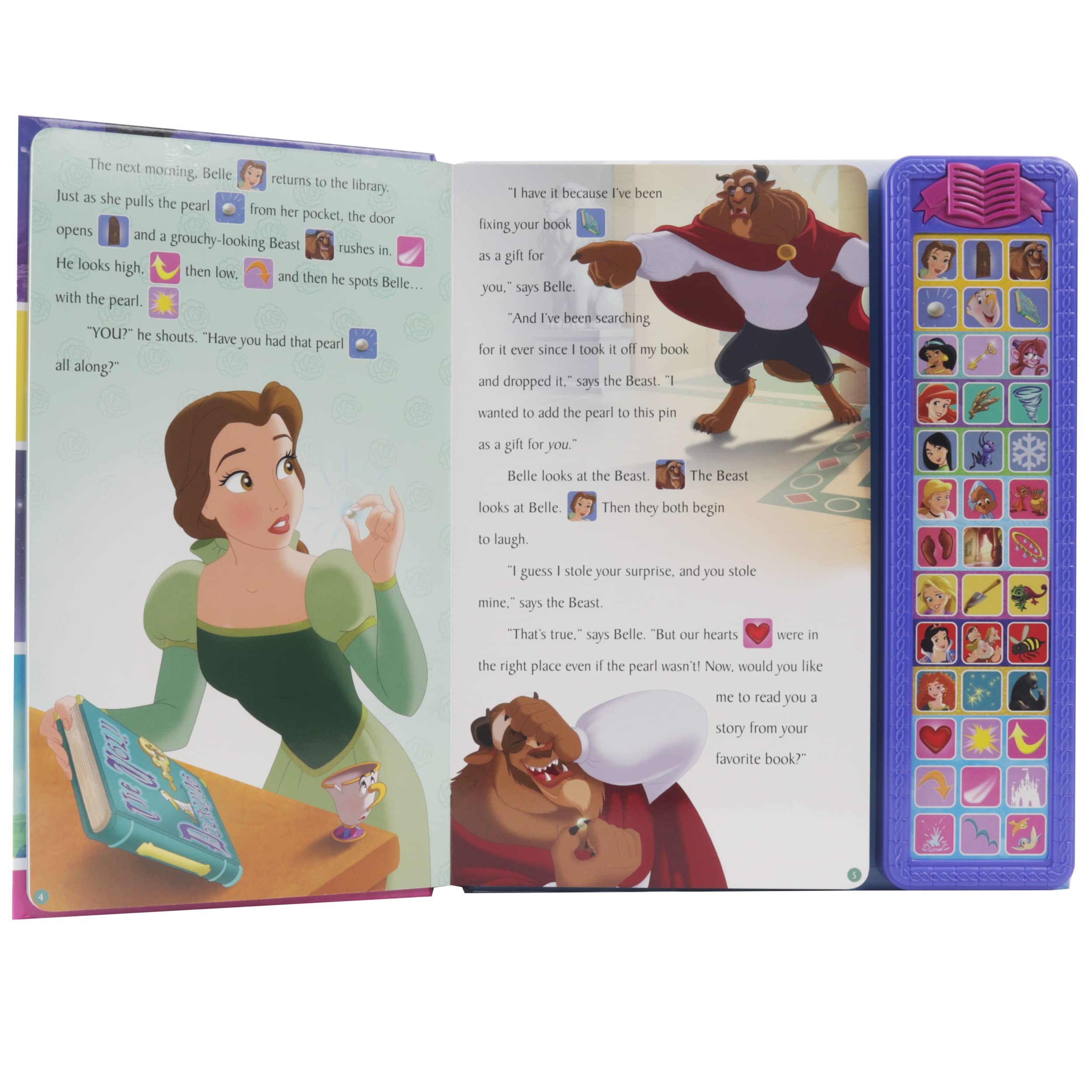 Disney Princess - Sound Storybook Treasury 39-Button Sound Book - The English Bookshop Kuwait