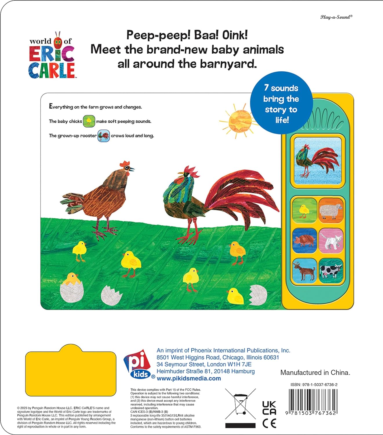 World of Eric Carle, Farm Babies 7-Button Sound Book