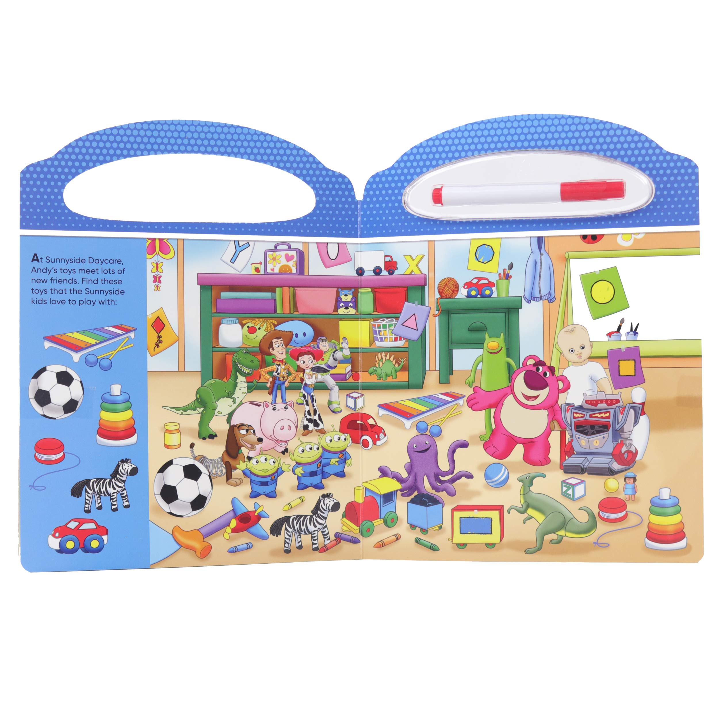 Disney Pixar Toy Story, Cars, and More! - Write-and-Erase Look and Find Wipe Clean Board - The English Bookshop Kuwait