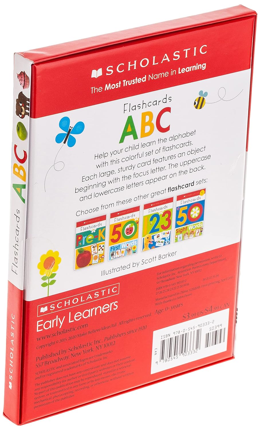 ABC Flashcards: Scholastic Early Learners (Flashcards) - The English Bookshop