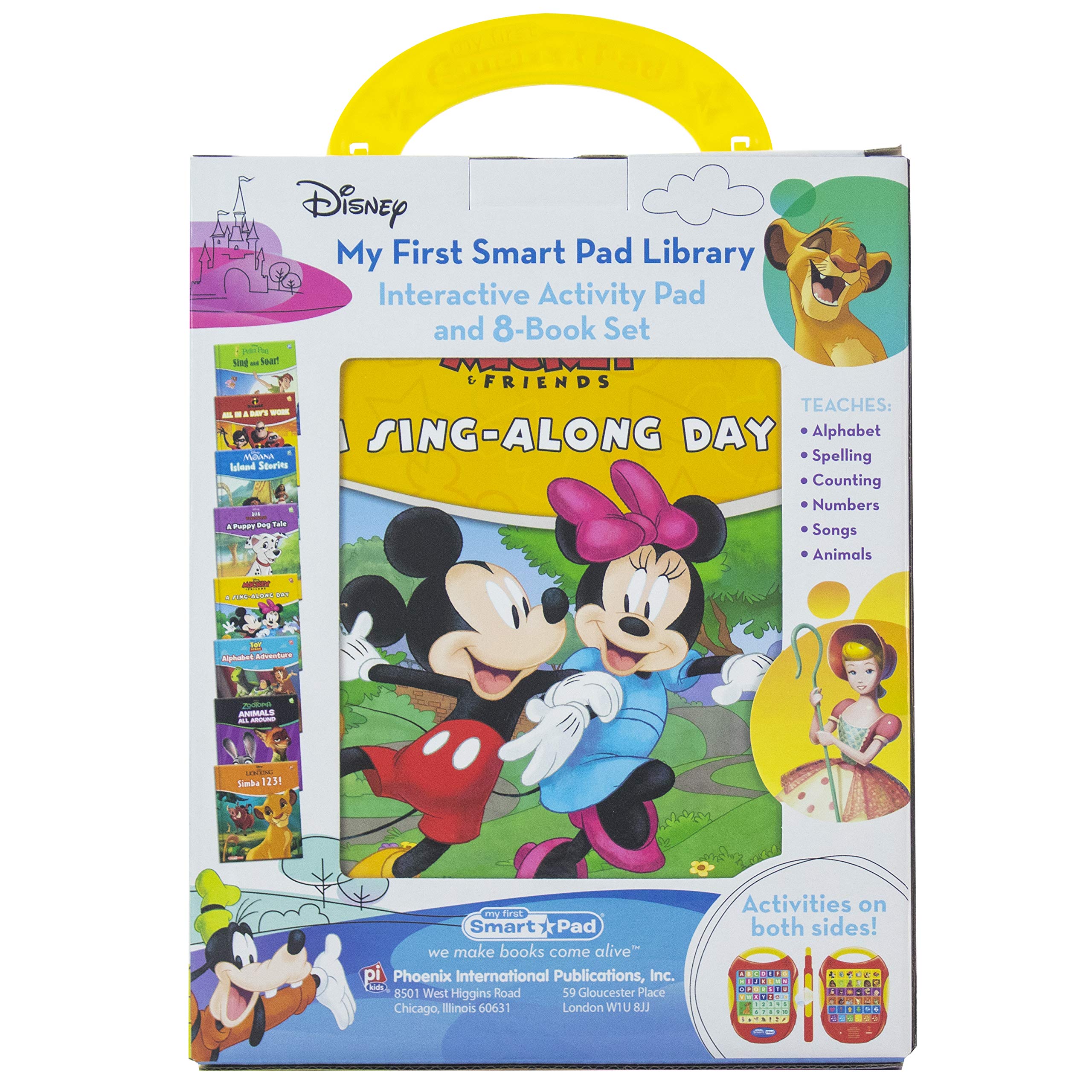 Disney - Mickey, Minnie, Toy Story and More! - My First Smart Pad Electronic Activity Pad and 8-Book Library - The English Bookshop Kuwait