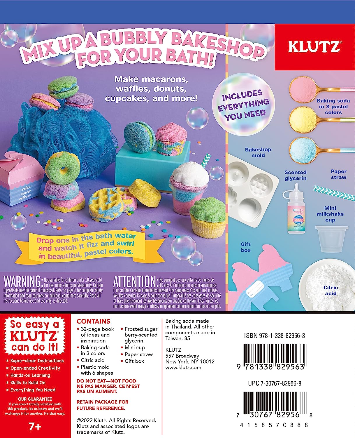 Klutz Bath Bomb Scented Bakery - The English Bookshop Kuwait