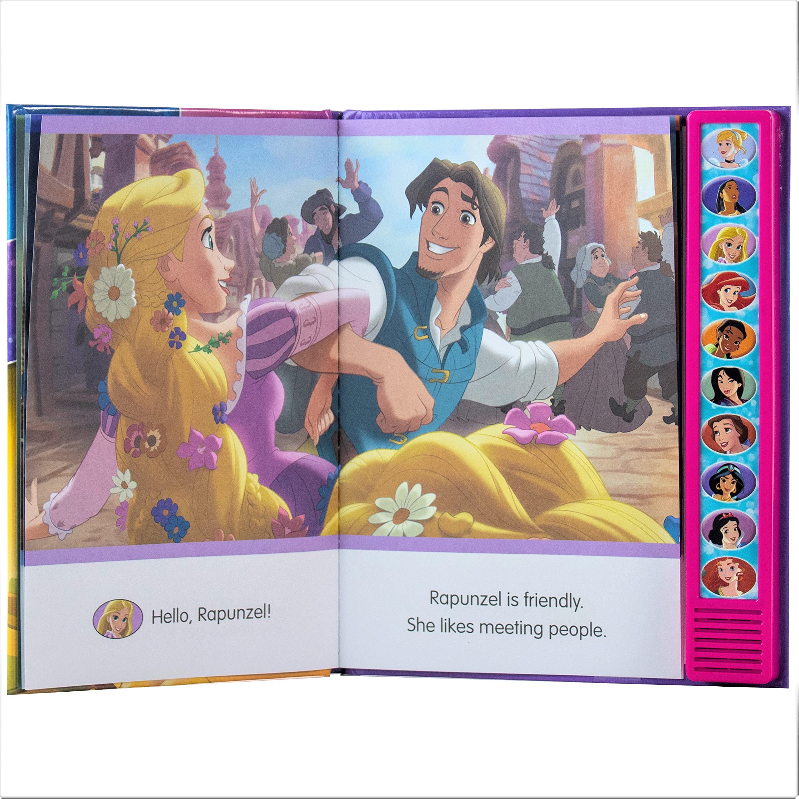 Disney Princess Belle, Mulan, Cinderella, Rapunzel, and More! - I'm Ready to Read Princess Friends Sound Book - The English Bookshop Kuwait