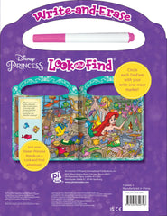 Disney Princess Write & Erase Look & Find - The English Bookshop Kuwait