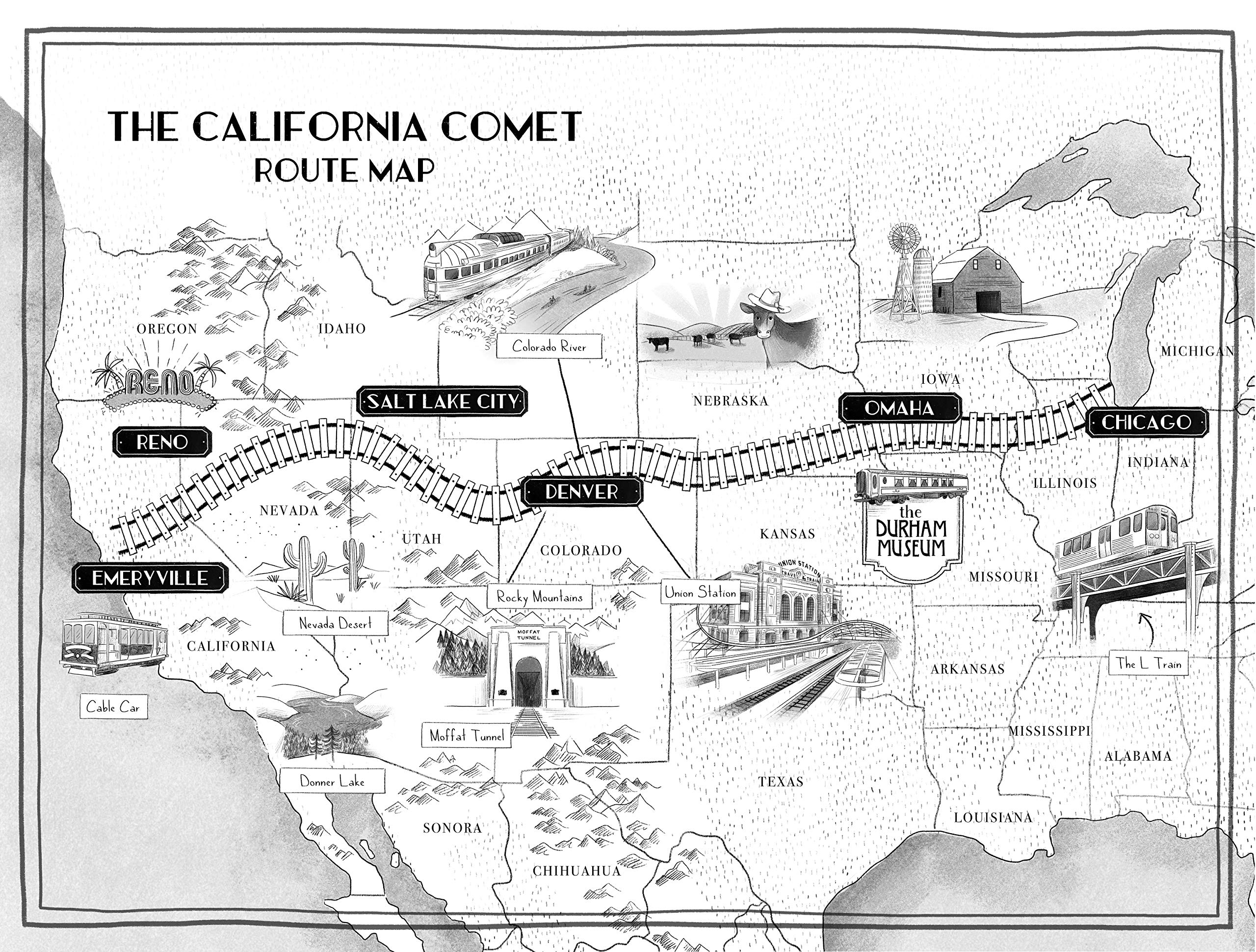 Kidnap on the California Comet (Adventures on Trains) - The English Bookshop Kuwait