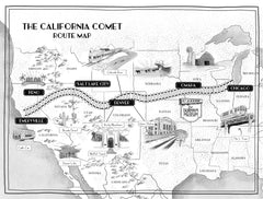 Kidnap on the California Comet (Adventures on Trains) - The English Bookshop Kuwait