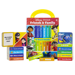 Disney Pixar - Toy Story, Cars, Coco, and more! Friends and Family: My First Library Board Book Block 12-Book Set - The English Bookshop Kuwait